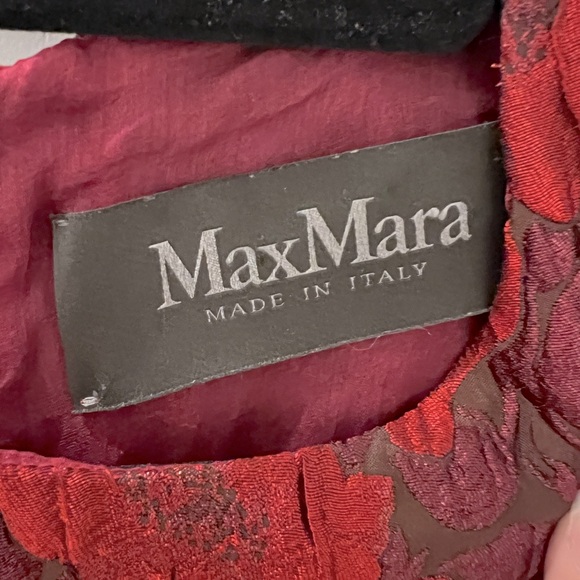 Max Mara Pianoforte Brocade Floral Party Dress - Picture 5 of 7